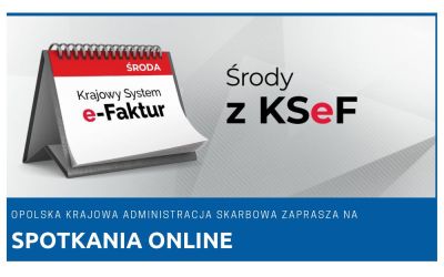Zaproszenie na spotkania informacyjne „Środy z KSeF”